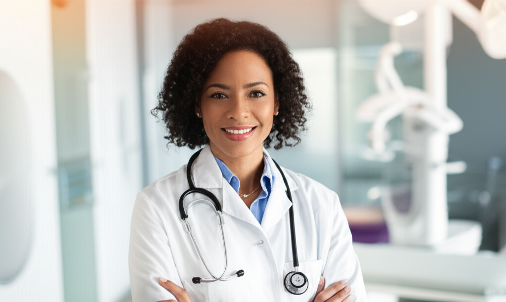 Professional female doctor
